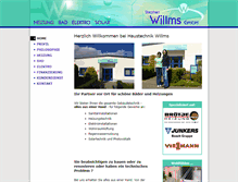 Tablet Screenshot of haustechnik-willms.de